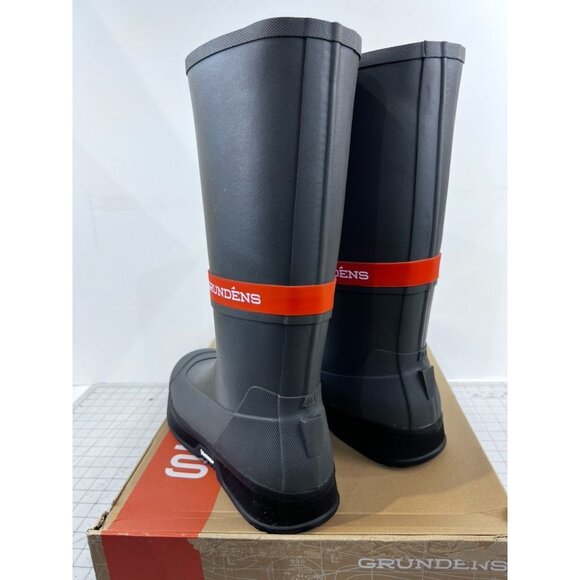 Grundéns Crewman Tall Rubber Boots Men's Sz. 13 Gray & Red Waterproof New - Picture 5 of 9